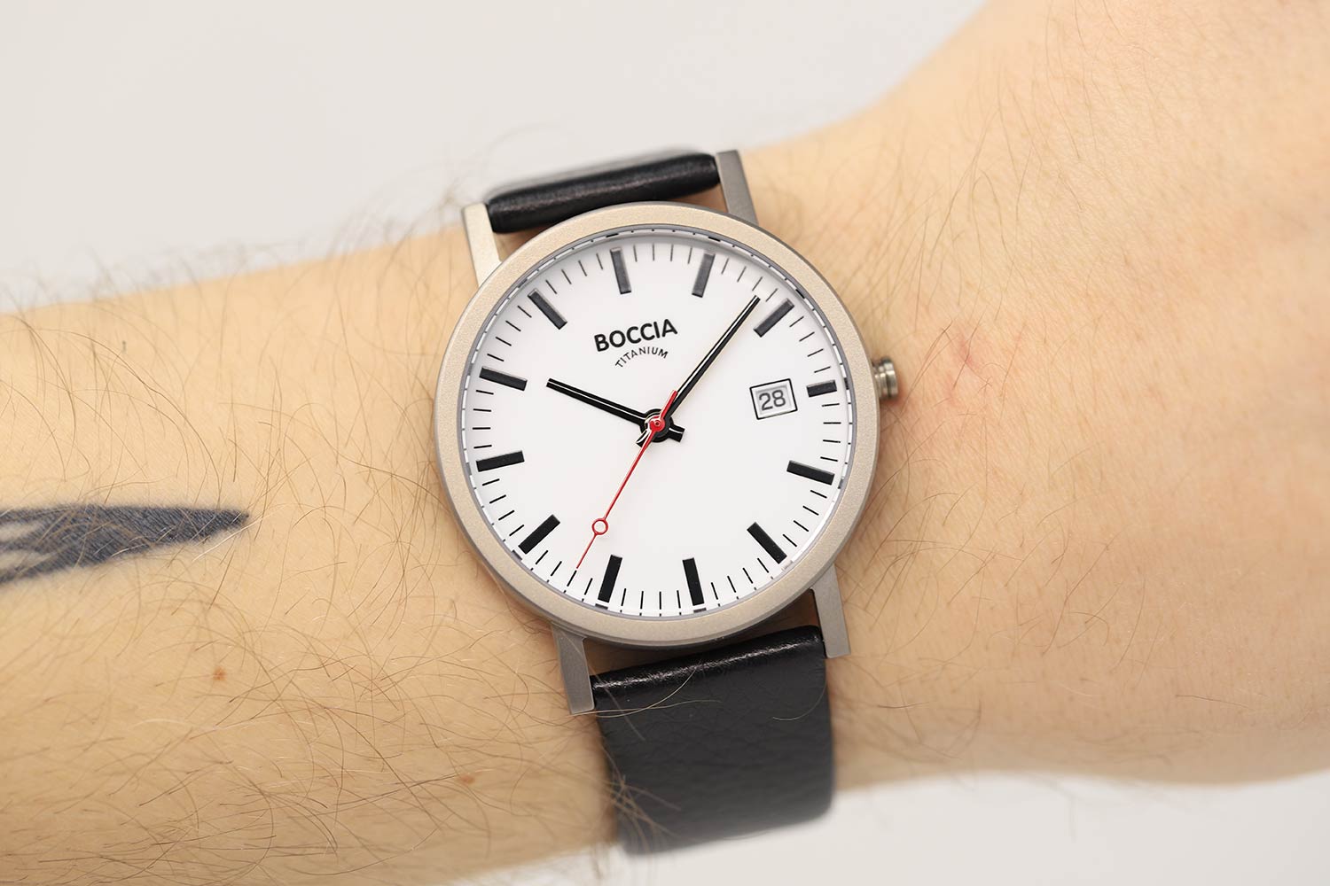 Boccia Titanium Boccia Titanium 3622-01 , наручные мужские часы фото под углом