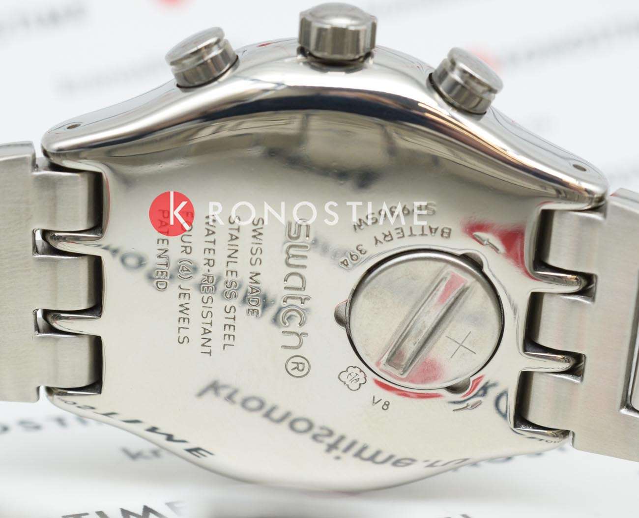 Оригинальные часы Swatch Swatch I New Chrono YVS506G кварцевые калибр механизма  общий вид