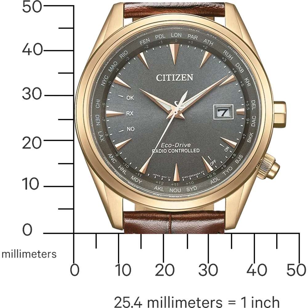 Citizen Citizen Eco-Drive CB0273-11H мужские часы серый циферблат на запястье