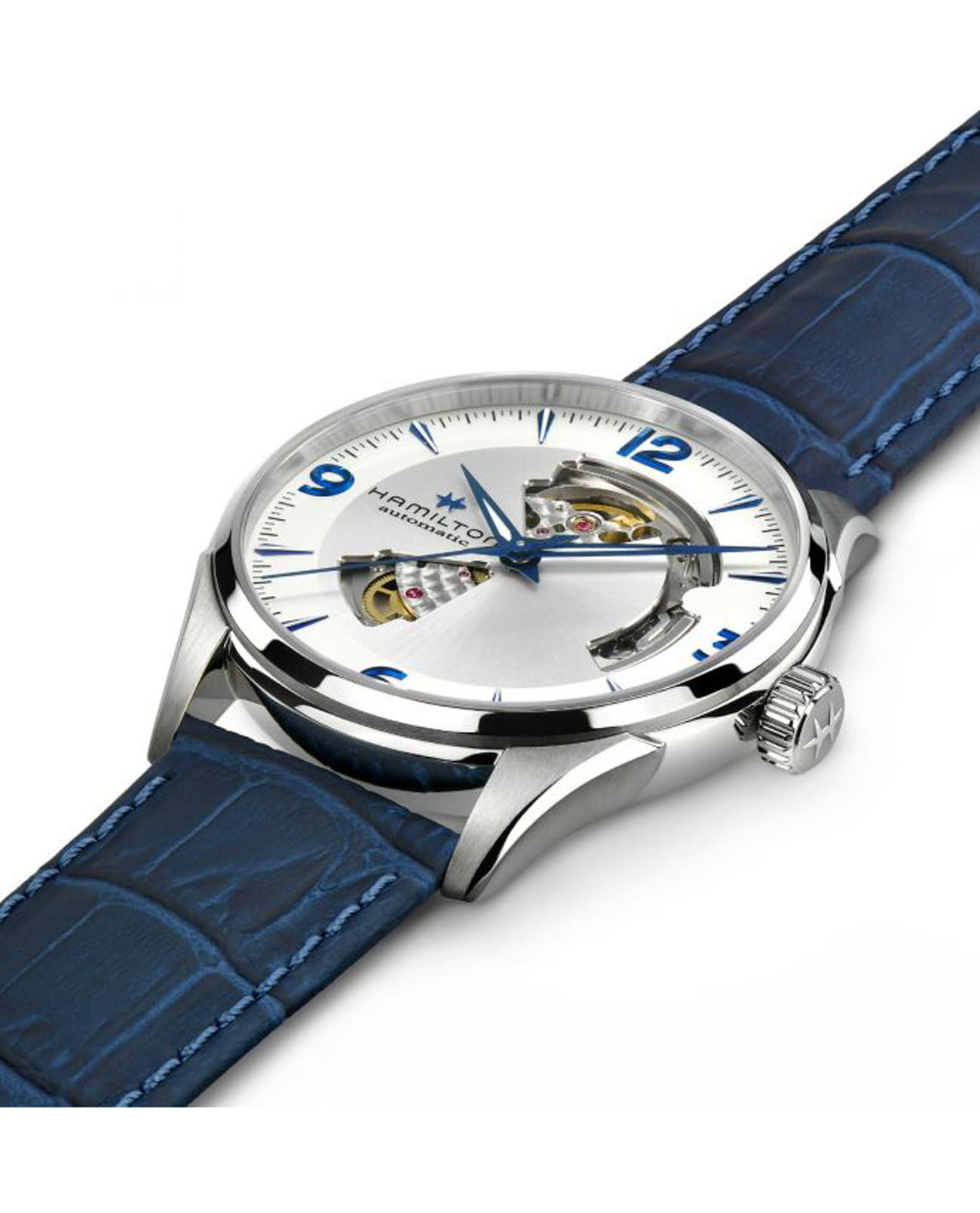 Hamilton Hamilton Jazzmaster Open Heart Auto H32705651 , наручные мужские часы фото под углом