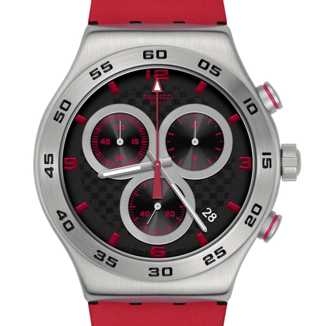 Swatch Swatch I New Chrono YVS524 , наручные женские часы фото под углом