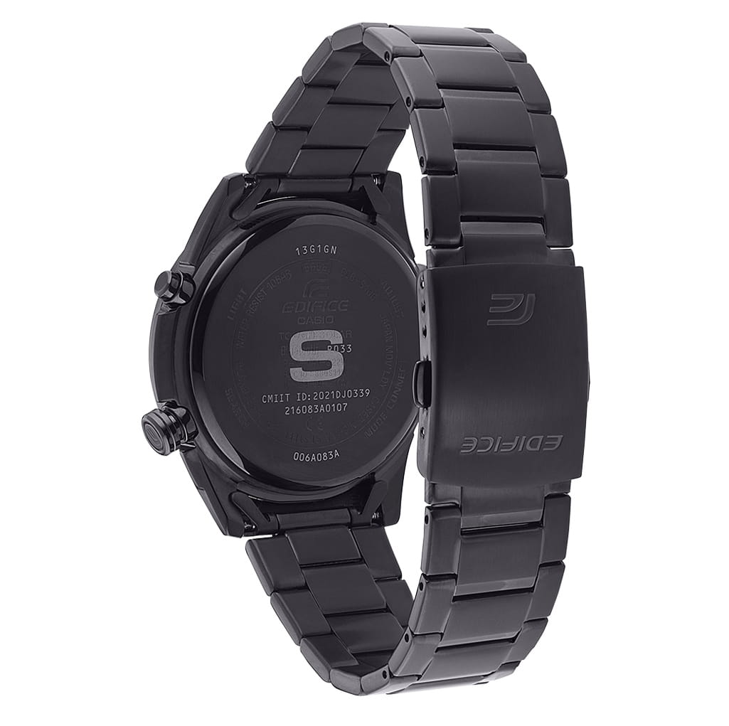 Casio Casio Edifice ECB-S100DC-2A, edifice япония мужские часы на браслете нержавеющая сталь боковой вид