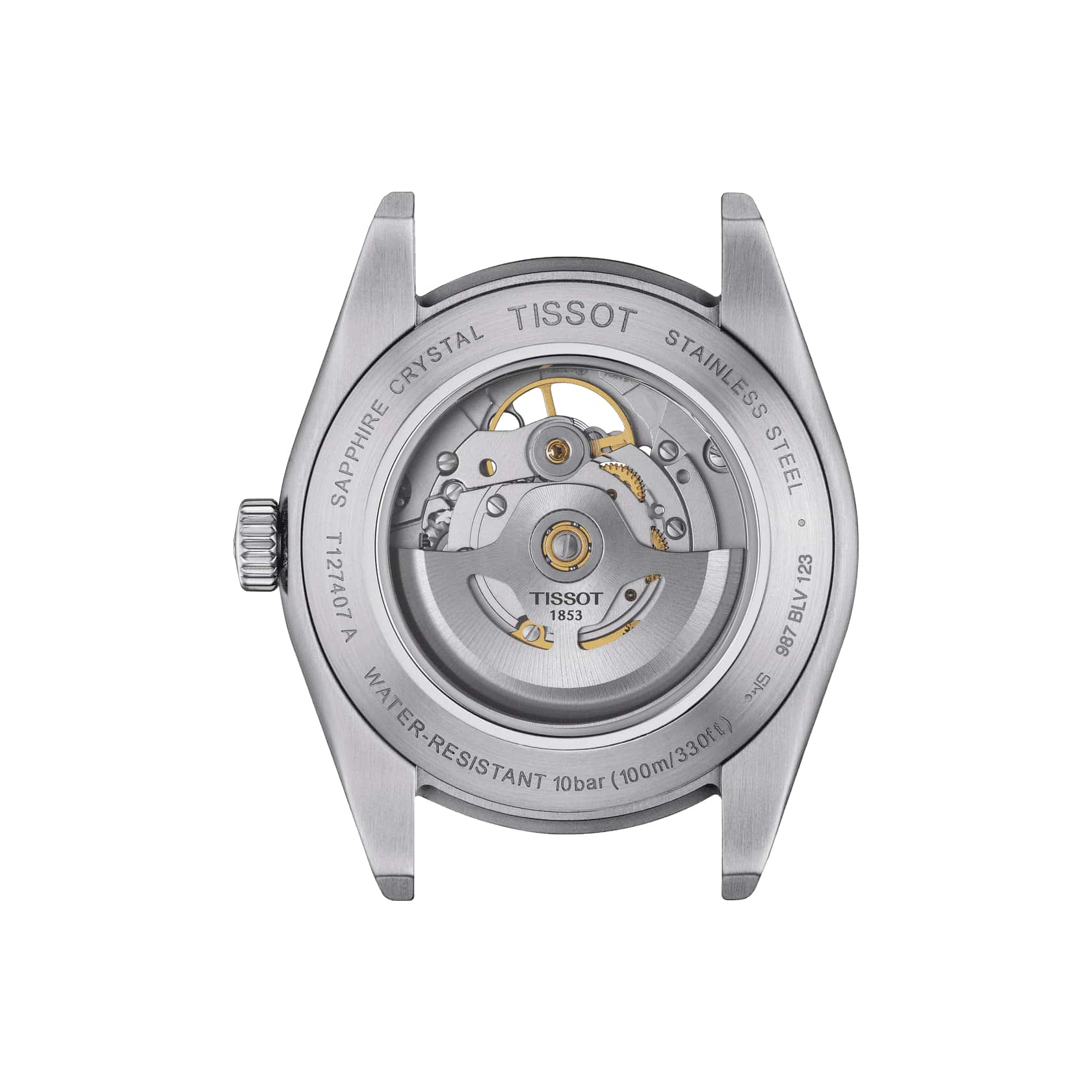 Оригинальные часы Tissot Tissot Gentleman Powermatic 80 Silicium T127.407.11.081.00 механические калибр механизма powermatic 80.601 общий вид