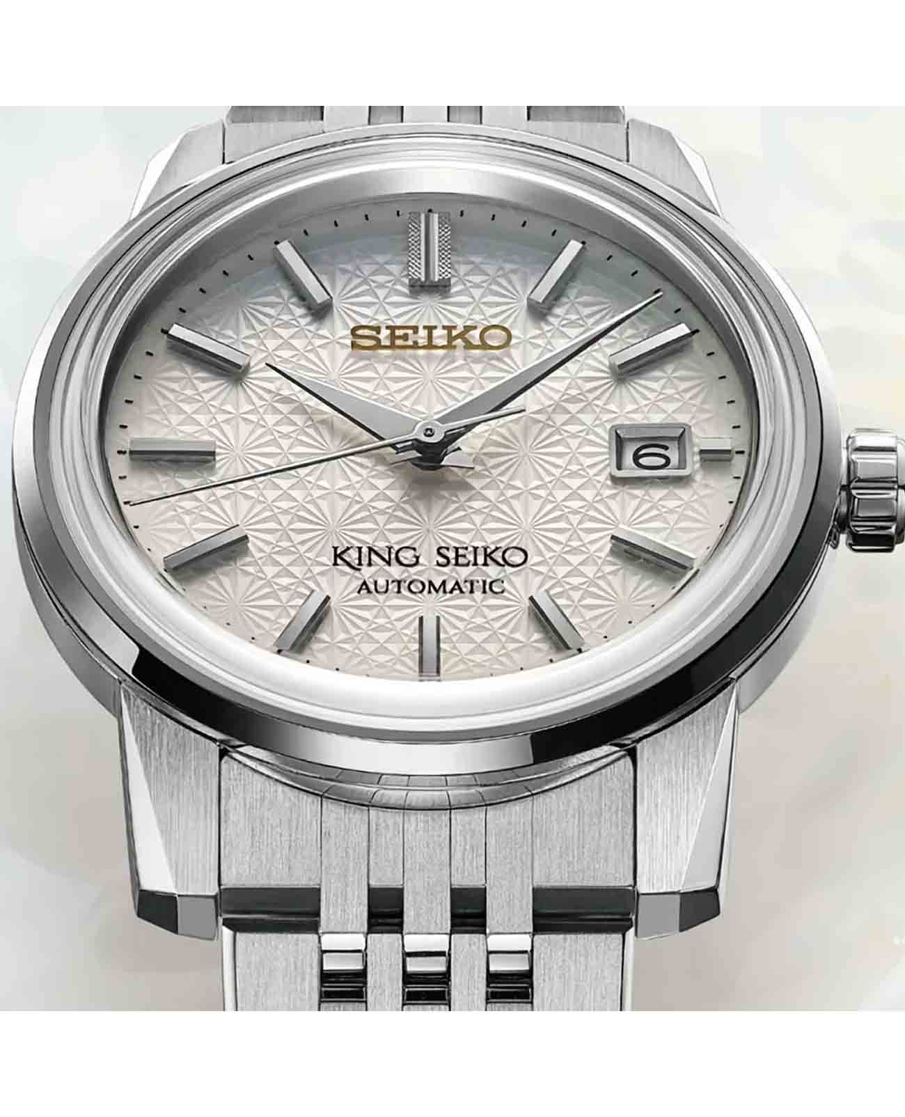 Seiko Seiko King Seiko SJE095J1, king seiko япония мужские часы на браслете нержавеющая сталь боковой вид