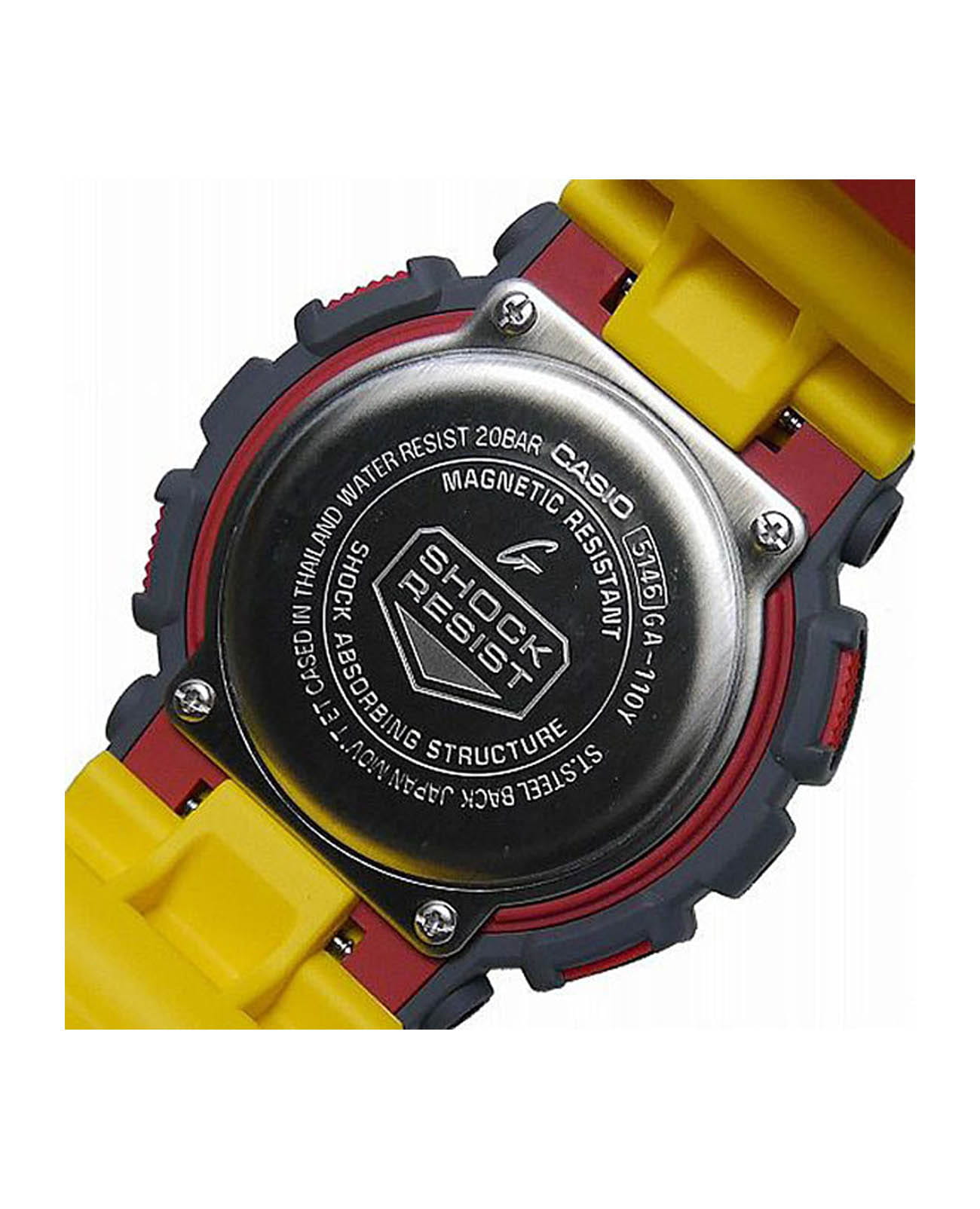 Casio Casio G-Shock GA-110Y-9A GA-110Y-9A оригинальные мужские часы в комплекте с коробкой