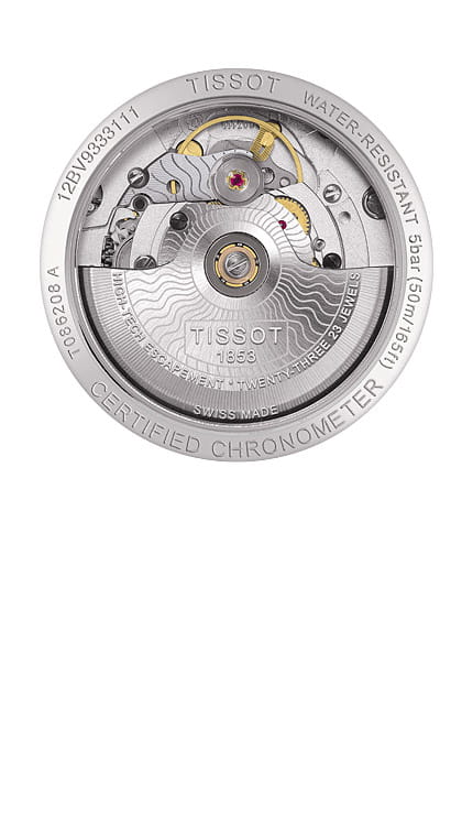 Tissot Tissot T-Classic Luxury Automatic T086.208.11.261.00 женские часы бежевый циферблат на запястье