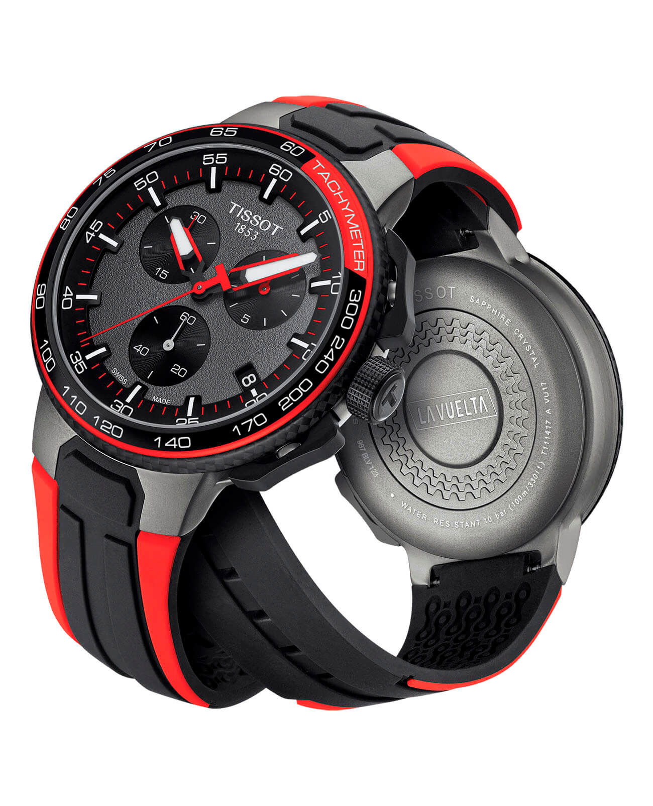Tissot Tissot T-Race Cycling Vuelta Edition T111.417.37.441.01 T Race Cycling — детали корпуса и силикон