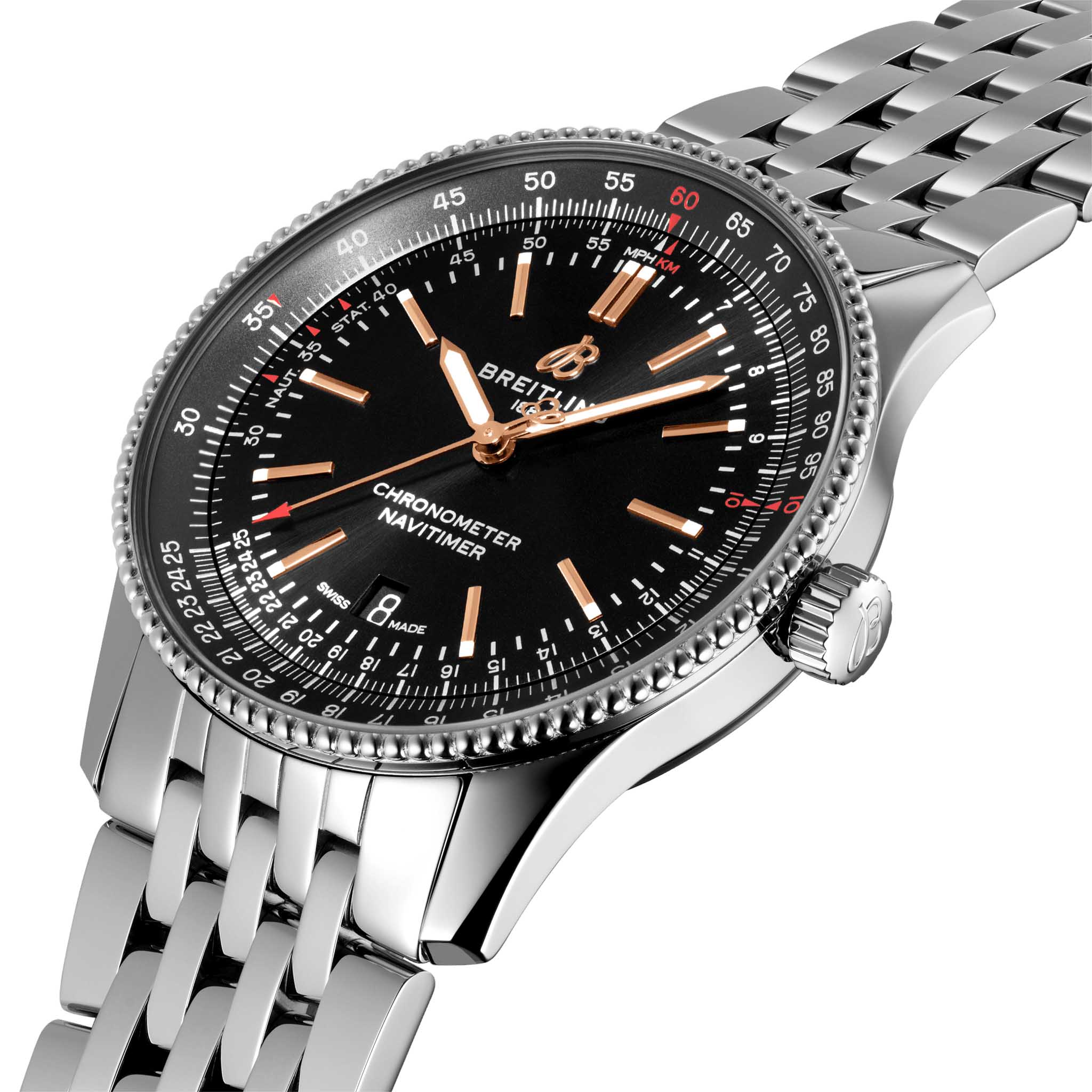 Breitling Breitling Navitimer Automatic 41 A17326241B1A1 , наручные мужские часы фото под углом