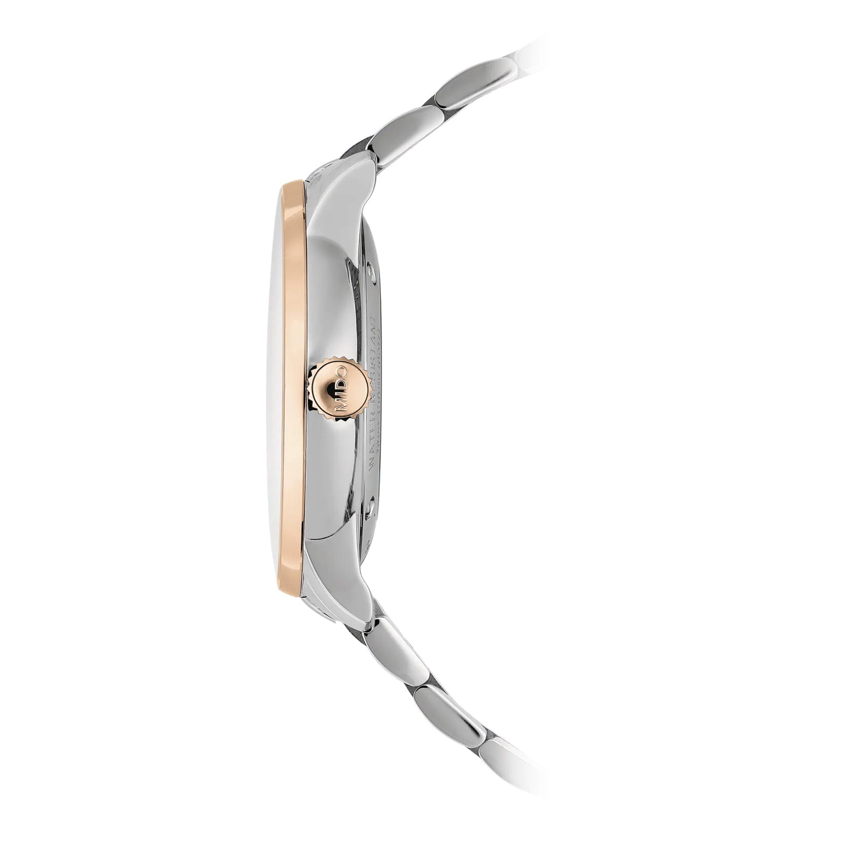 Mido Mido Baroncelli Signature Gent M037.407.21.031.00,  швейцария мужские часы на браслете нержавеющая сталь боковой вид