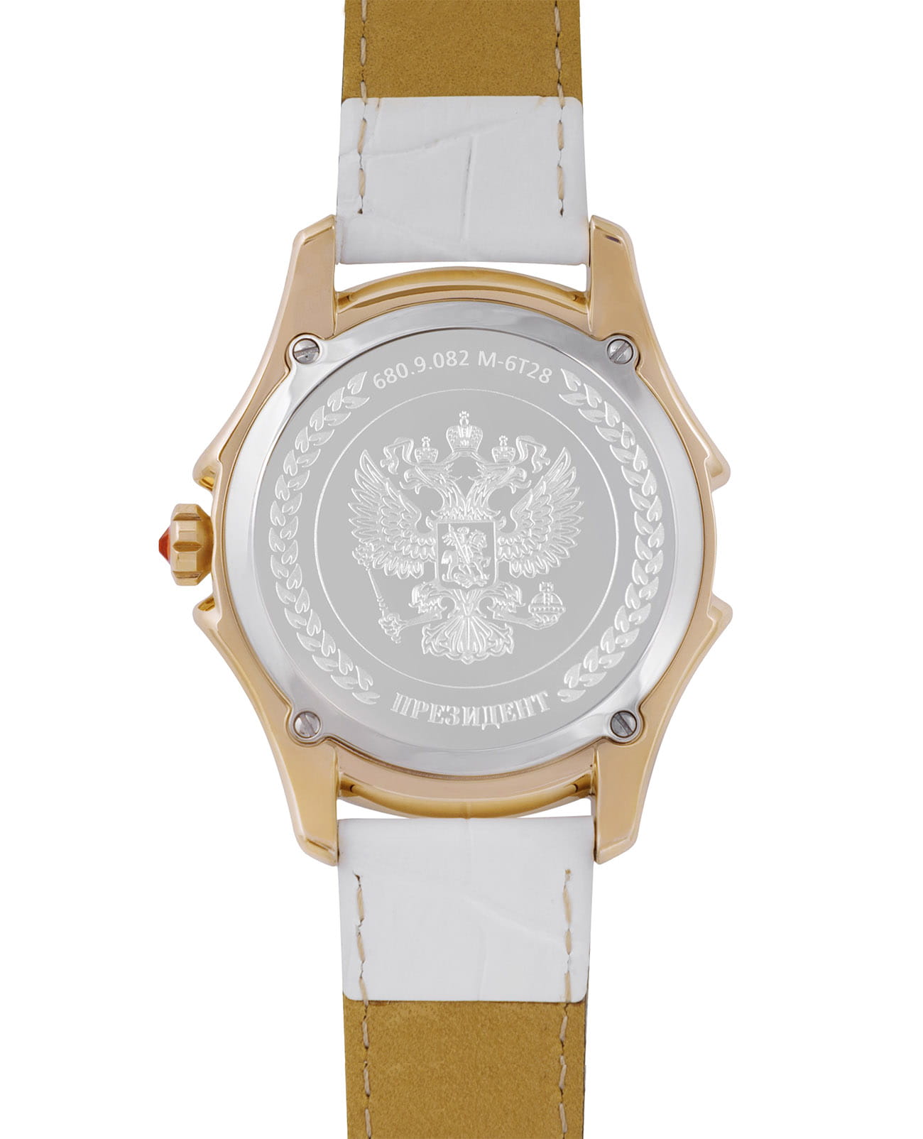 Президент Президент 6809082,  россия женские часы на браслете кожаный боковой вид