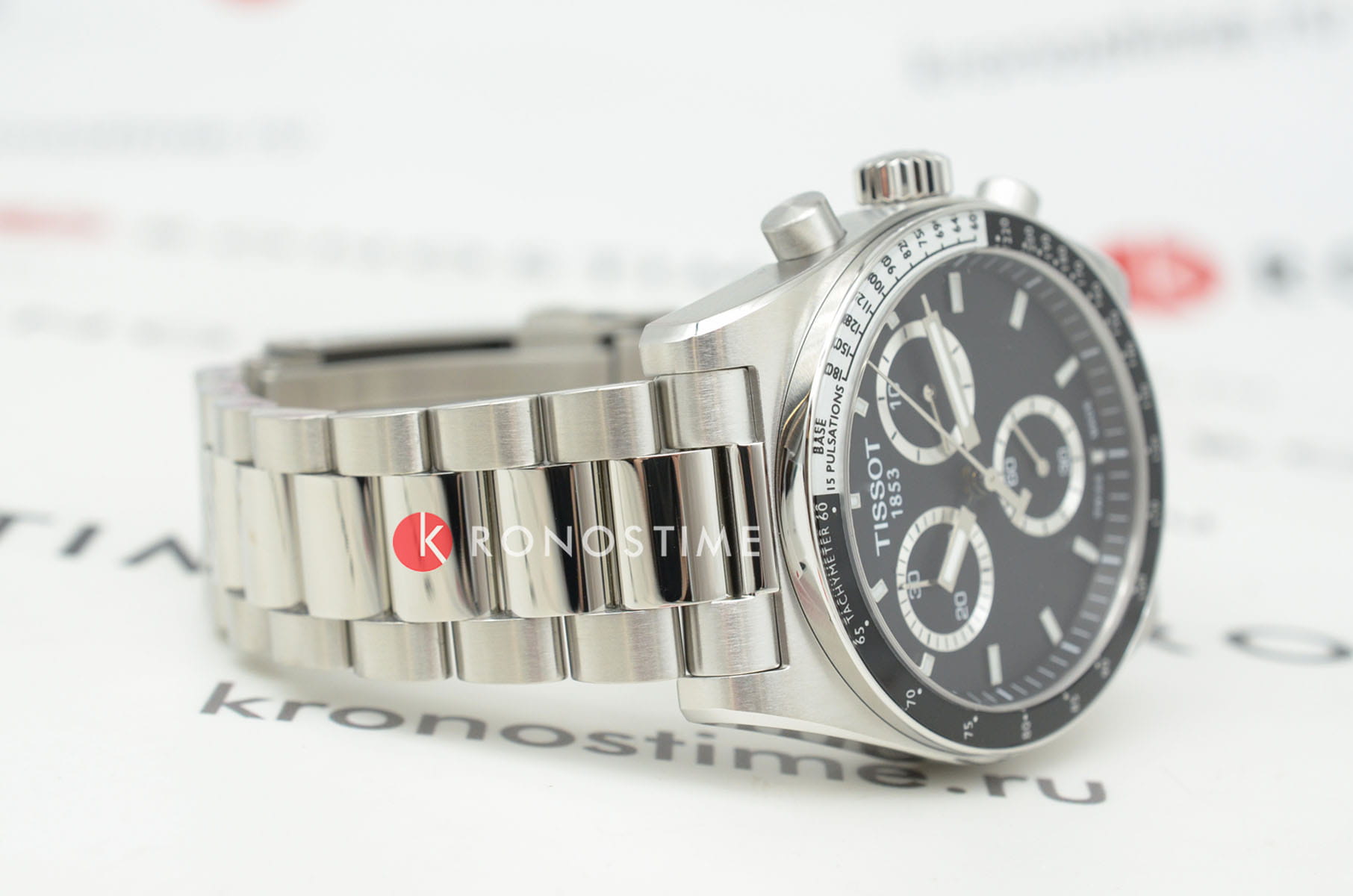 Tissot Tissot PRS 516 Chronograph T149.417.11.051.00 мужские часы черный циферблат на запястье