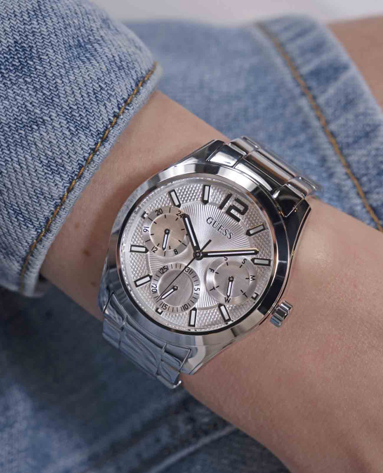 Guess Guess Dress GW0760L1 женские часы серебристый циферблат на запястье