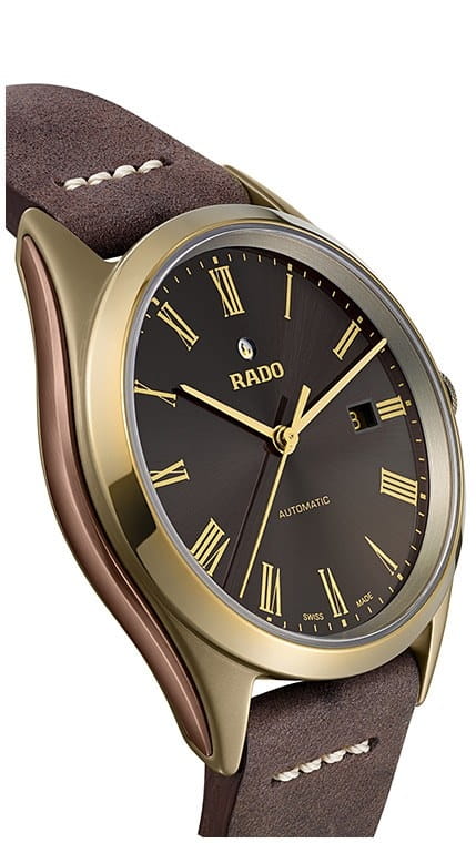 Rado Rado Hyperchrome Touch Dual Timer R32035255 мужские часы коричневый циферблат на запястье