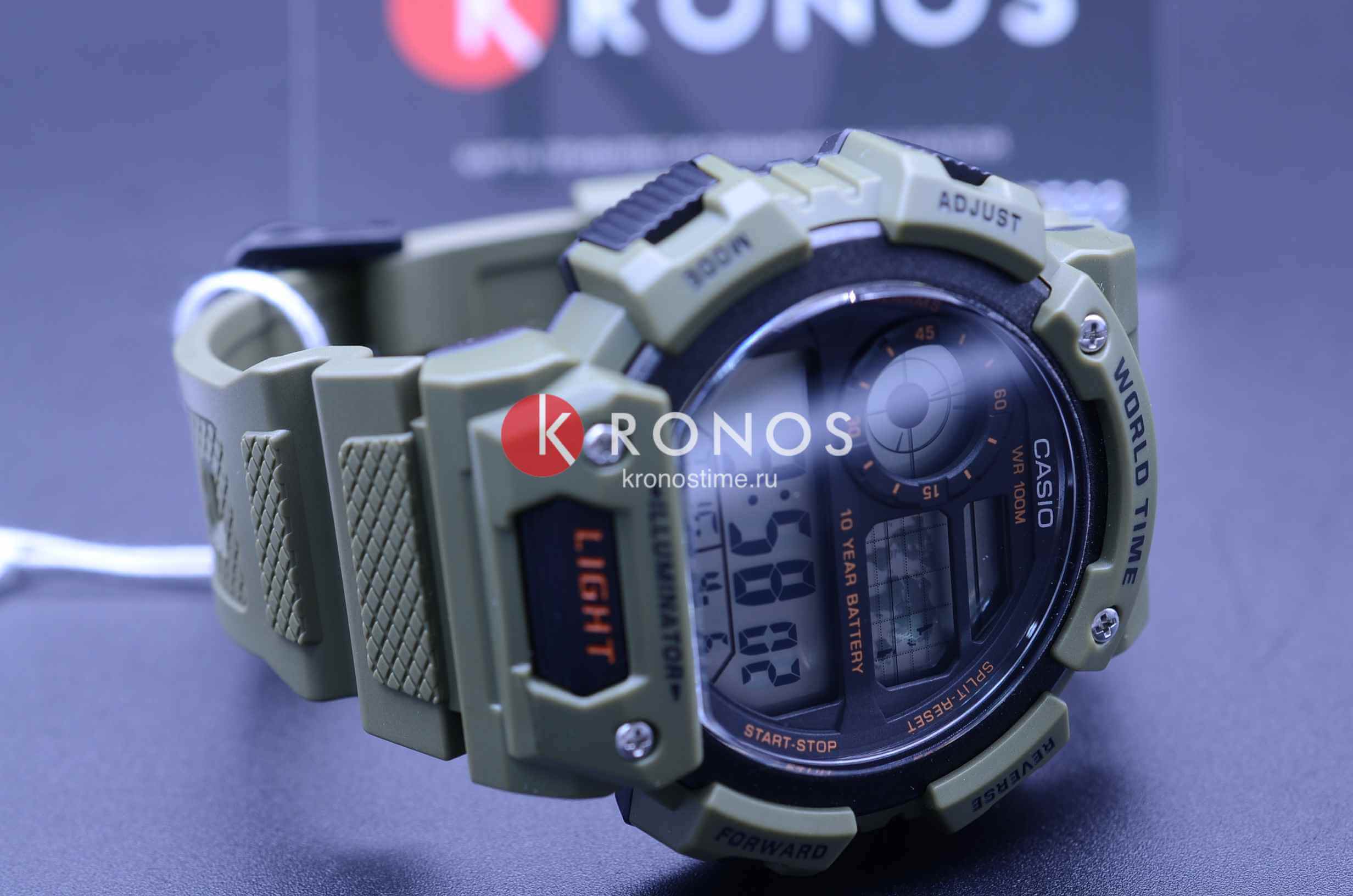 Casio Casio Collection AE-1400WH-3A , наручные мужские часы фото под углом