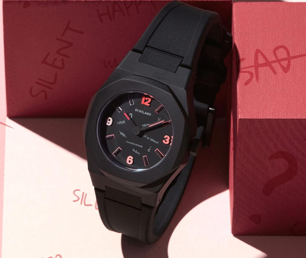 D1 Milano D1 Milano Nanochrome NCRJ04 женские часы черный циферблат на запястье