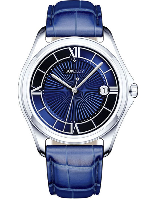 Sokolov 135.30.00.000.03.02.3 , наручные мужские часы фото под углом