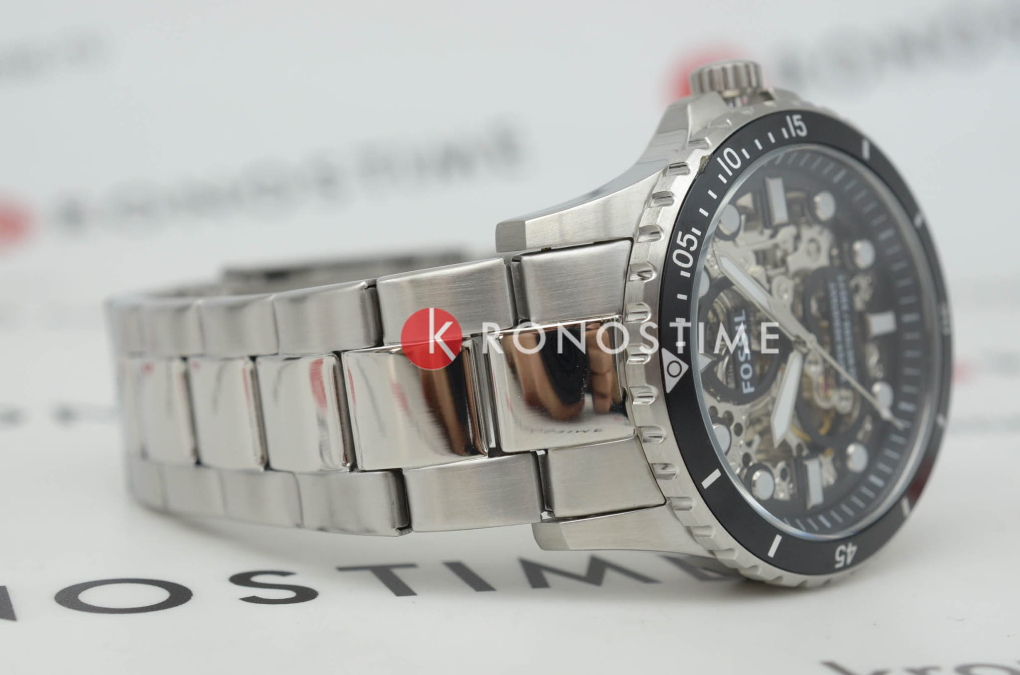 Fossil Fossil FB-02  ME3190 мужские часы черный циферблат на запястье