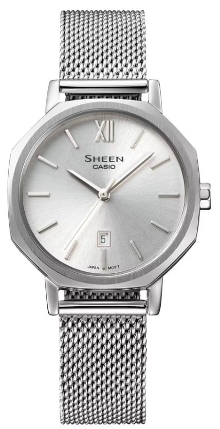 Casio Casio Sheen SHE-4554M-7A , наручные женские часы фото под углом