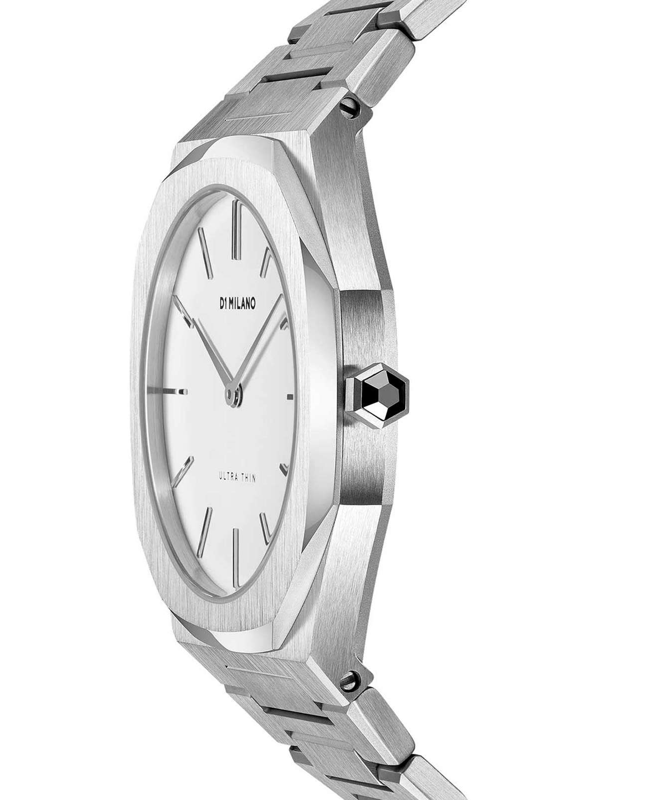D1 Milano D1 Milano Ultra Thin UTBL01  — детали корпуса и нержавеющая сталь