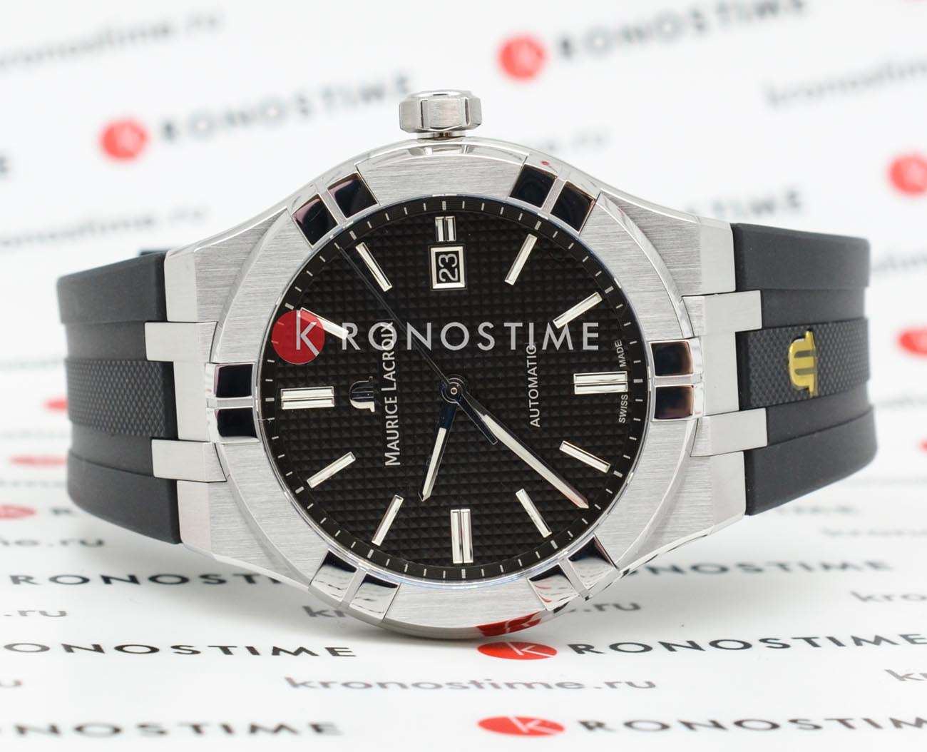 Maurice Lacroix Maurice Lacroix Aikon Automatic AI6008-SS000-330-2 , наручные мужские часы фото под углом