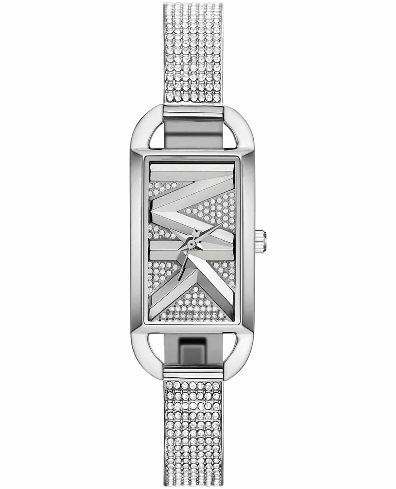 Michael Kors Michael Kors MK Empire MK4841  MK4841 кварцевые женские часы серебристый циферблат, браслет нержавеющая сталь — вид спереди