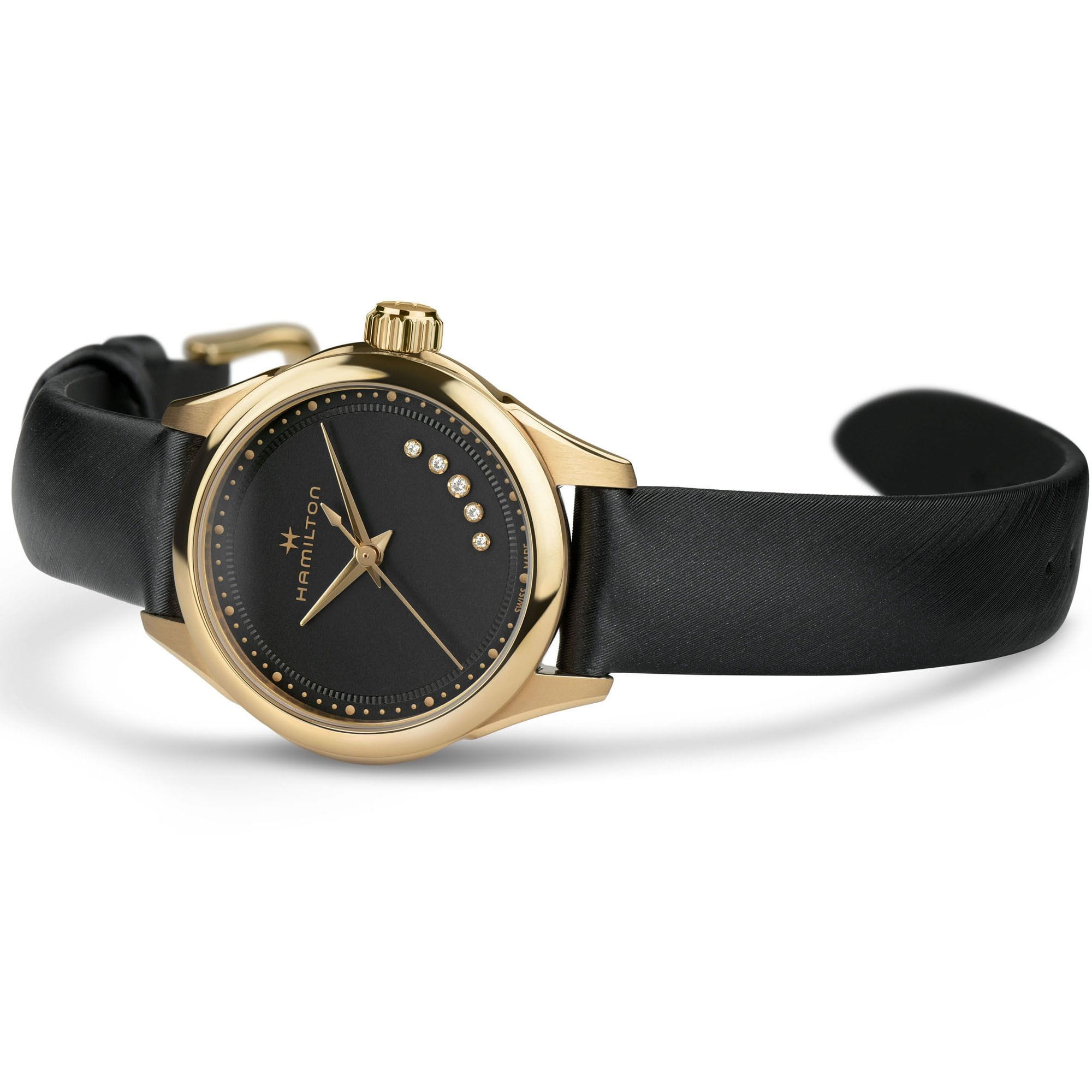 Оригинальные часы Hamilton Hamilton Jazzmaster Lady Quartz H32121430 кварцевые калибр механизма eta f03.105 общий вид