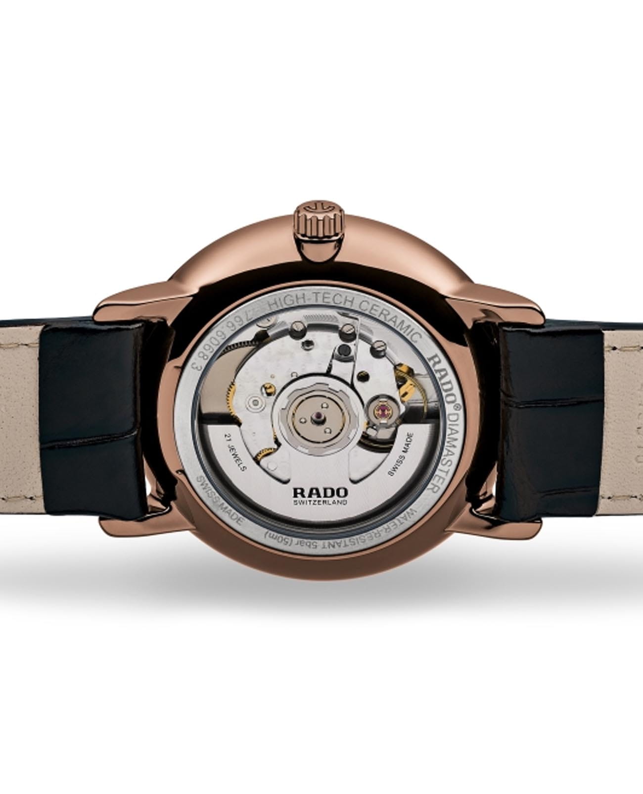 Оригинальные часы Rado Rado Diamaster R14068016 механические калибр механизма  общий вид