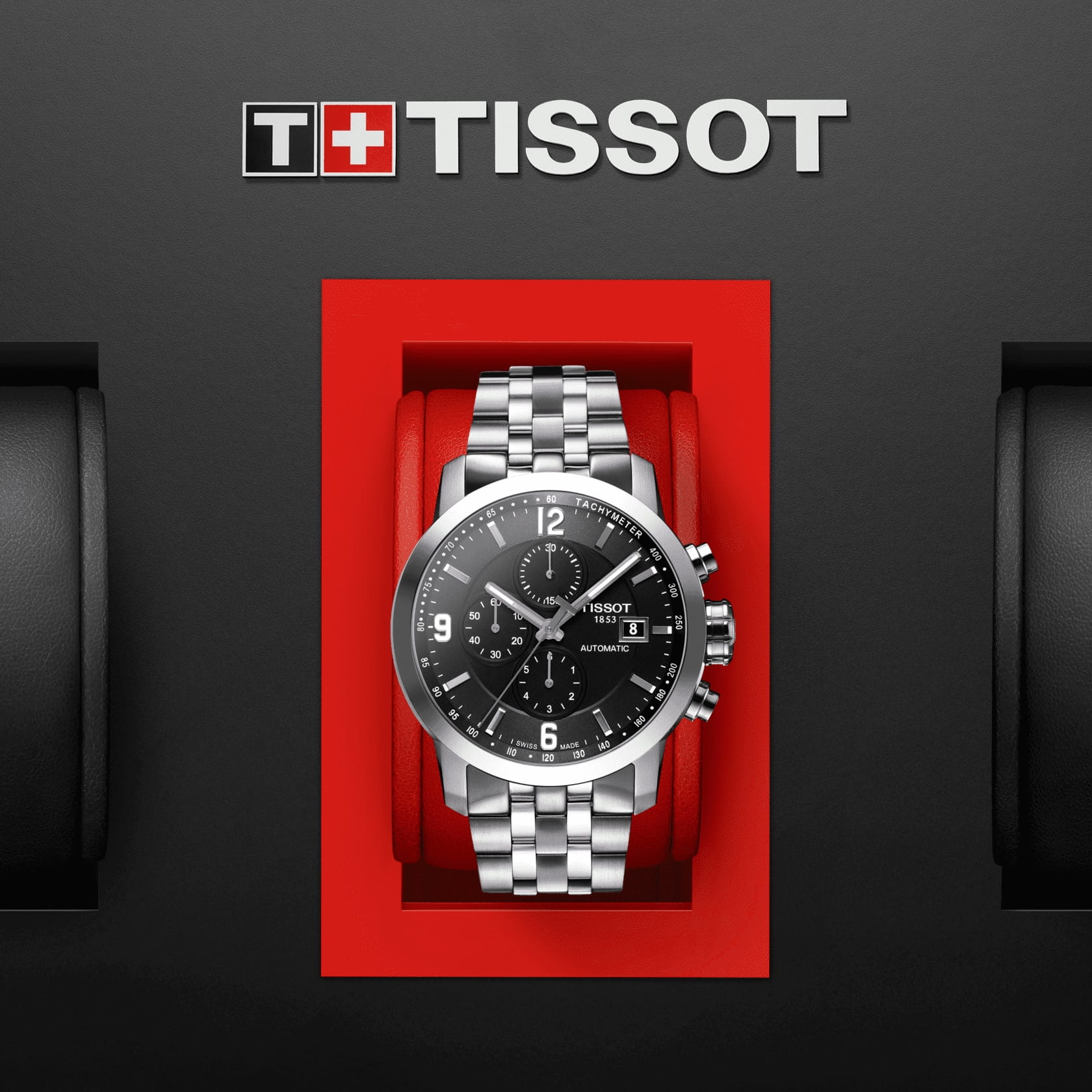 Оригинальные часы Tissot Tissot PRC 200 Automatic Chronograph T055.427.11.057.00 механические калибр механизма c01.211 общий вид