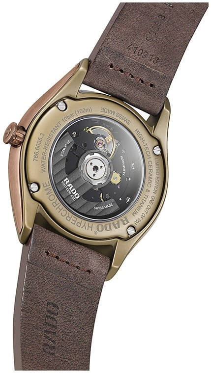 Rado Rado Hyperchrome Touch Dual Timer R32035255, hyperchrome швейцария мужские часы на браслете кожаный боковой вид