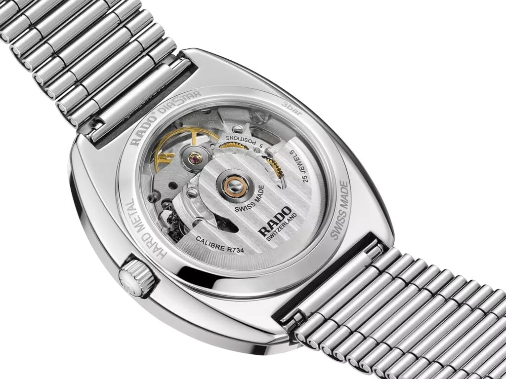 Rado Rado DiaStar The Original Automatic R12063103, diastar швейцария женские часы на браслете нержавеющая сталь боковой вид
