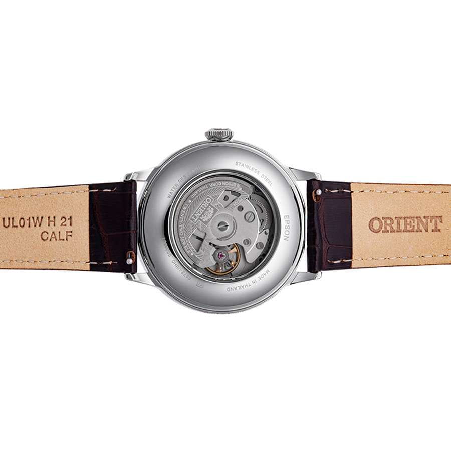 Orient Orient Bambino RA-AC0023E (RN-AC0023E), bambino япония мужские часы на браслете кожаный боковой вид