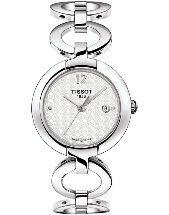 Tissot Tissot Pinky By T084.210.11.017.01  T0842101101701 кварцевые женские часы белый циферблат, браслет  — вид спереди