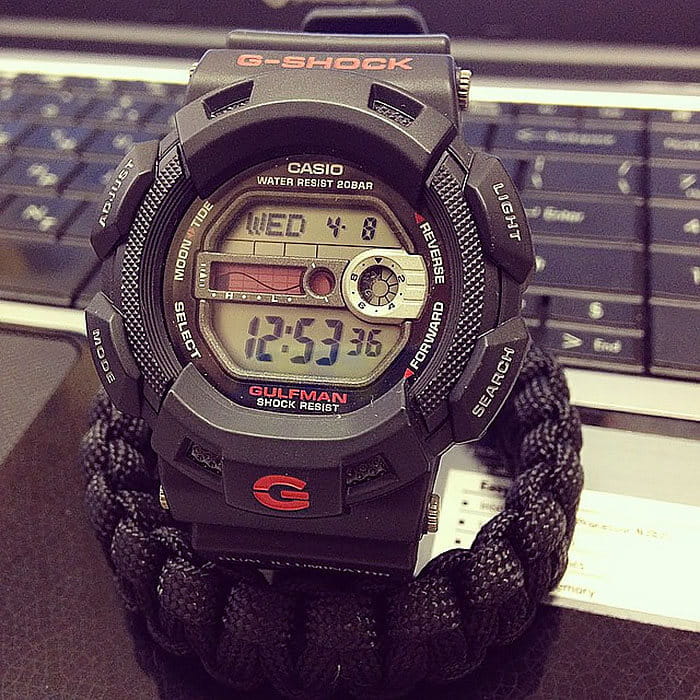 Casio Casio G-Shock G-9100-1E япония наручные мужские часы заводная головка с логотипом Casio