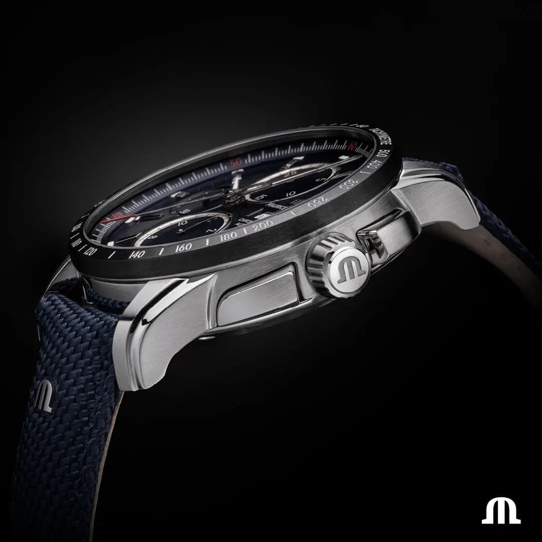 Maurice Lacroix Maurice Lacroix Pontos Chronograph 43mm PT6038-SSL2H-430-C , наручные мужские часы фото под углом