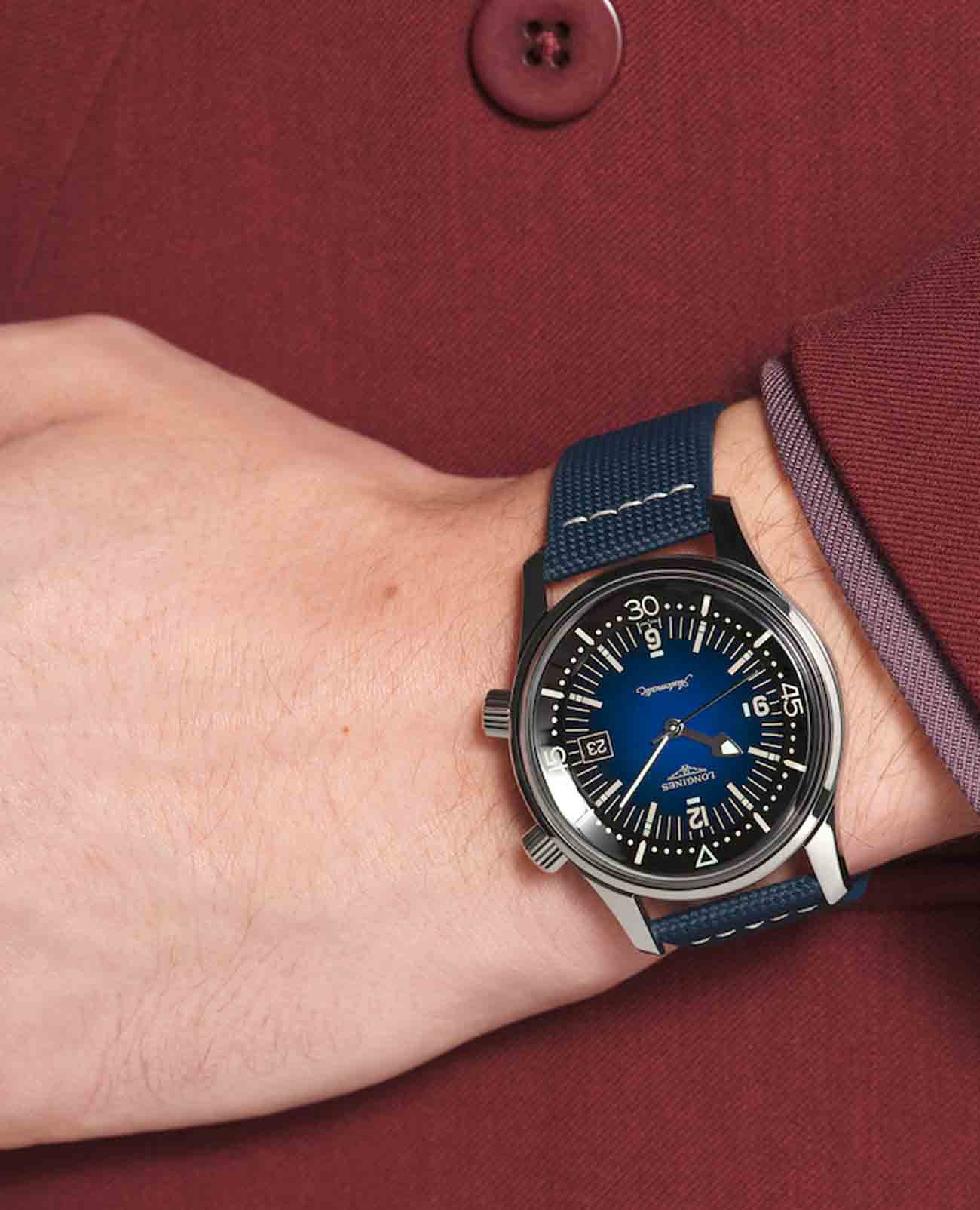 Longines Longines Legend Diver Watch L3.774.4.90.2  - задняя крышка металл сталь корпуса, швейцария часы