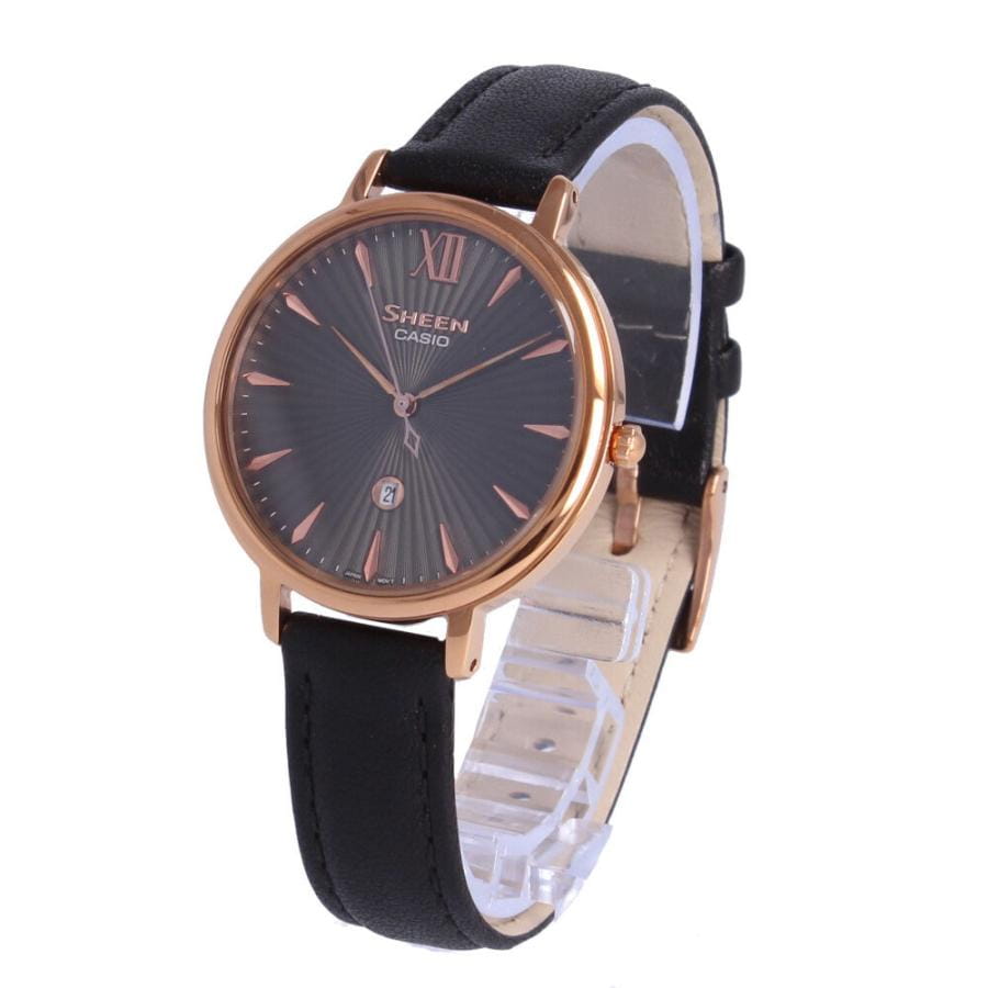 Casio Casio Sheen SHE-4534PGL-1A женские часы антрацитовый циферблат на запястье