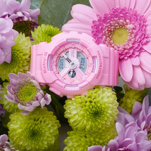 Casio BA-110-4A1 женские часы застежка крупным планом