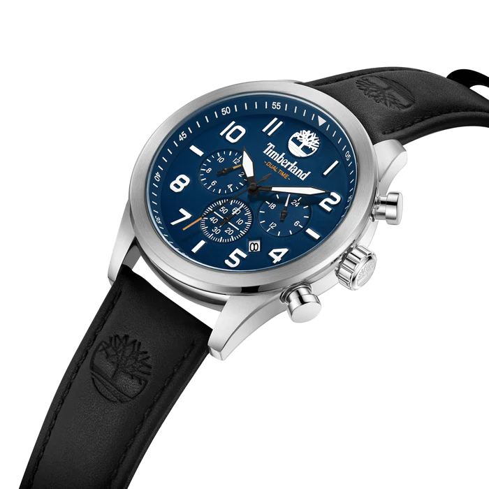 Timberland Timberland Ashmont TDWGF0009702 кварцевые мужские часы часы крупный план синий циферблата