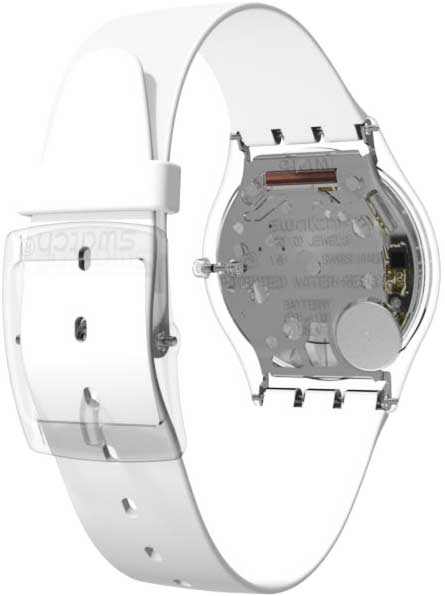 Swatch Swatch Skin SFK360 женские часы белый циферблат на запястье