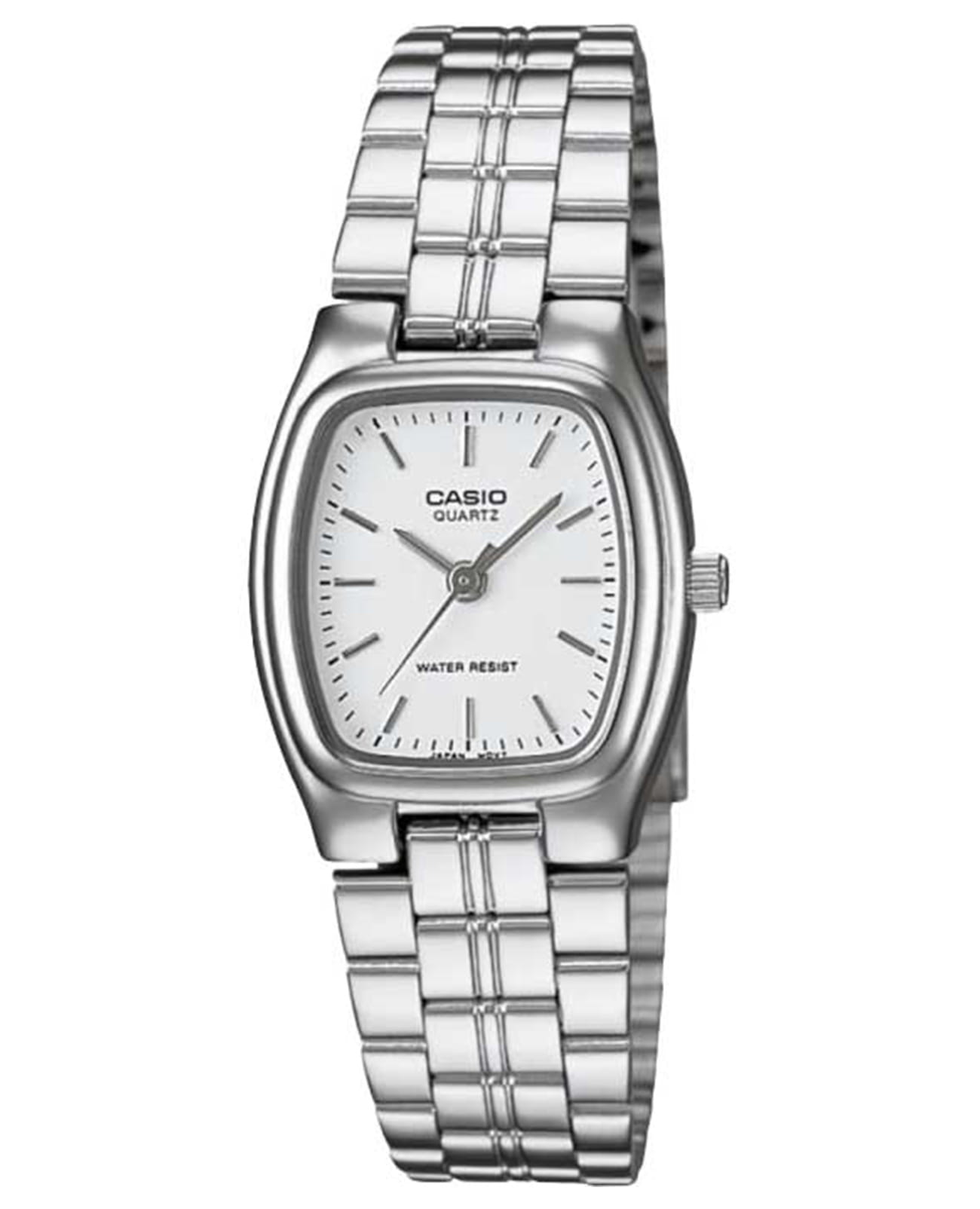 Casio Casio Collection LTP-1169D-7A  LTP-1169D-7A кварцевые женские часы белый циферблат, браслет нержавеющая сталь — вид спереди