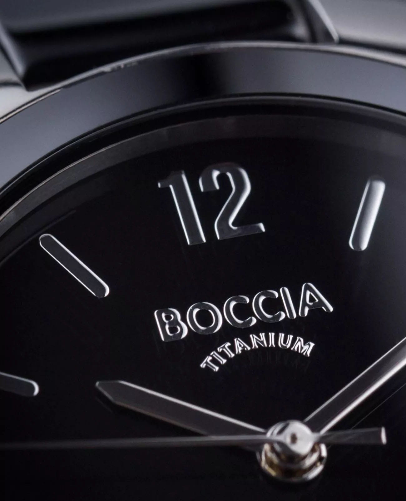 Boccia Titanium Boccia Titanium Circle-Oval 3189-02 женские часы черный циферблат на запястье