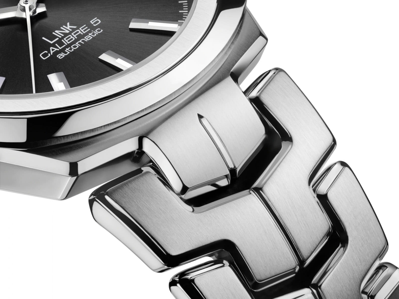 TAG Heuer TAG Heuer Link WBC2110.BA0603, link швейцария мужские часы на браслете нержавеющая сталь боковой вид