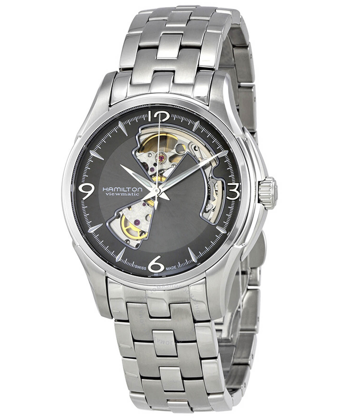 Hamilton Hamilton Jazzmaster Open Heart Auto H32565185 , наручные мужские часы фото под углом