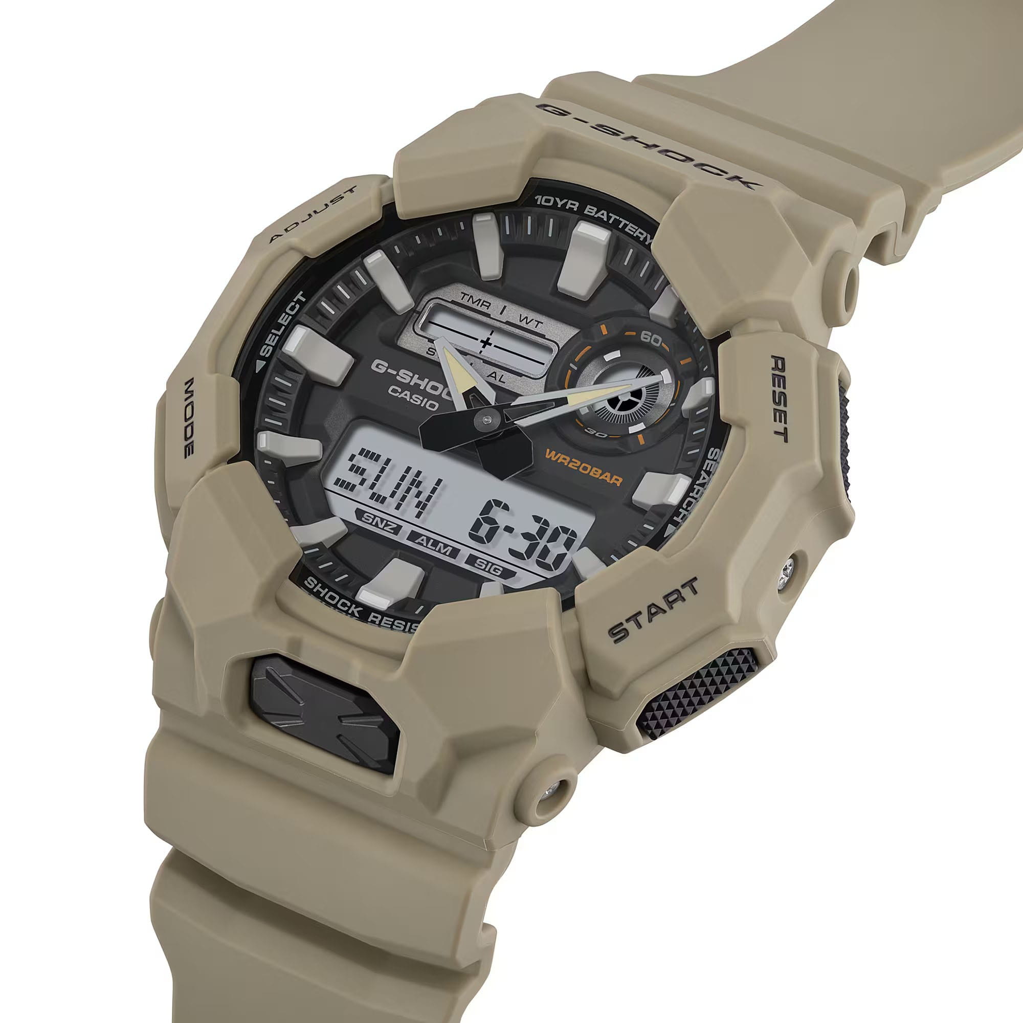 Casio Casio GA-010-5A , наручные мужские часы фото под углом