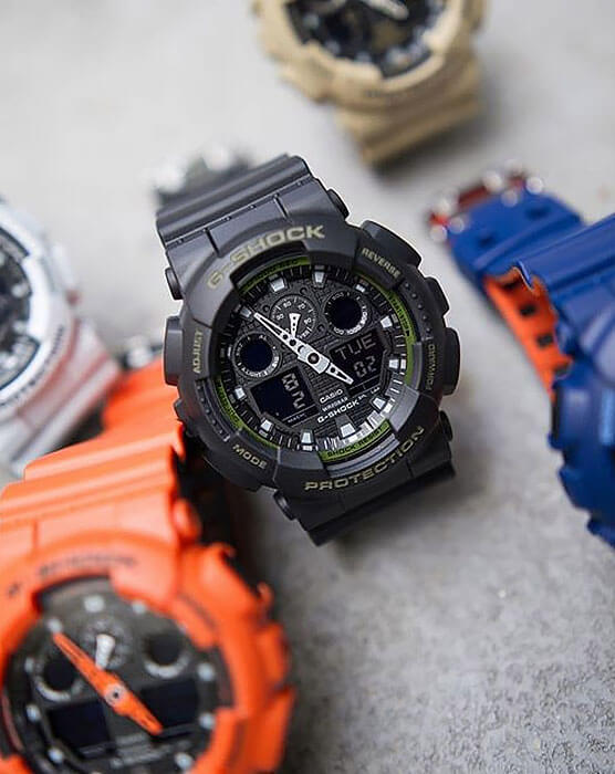Casio Casio G-Shock GA-100L-1A GA-100 - задняя крышка пластик корпуса, япония часы