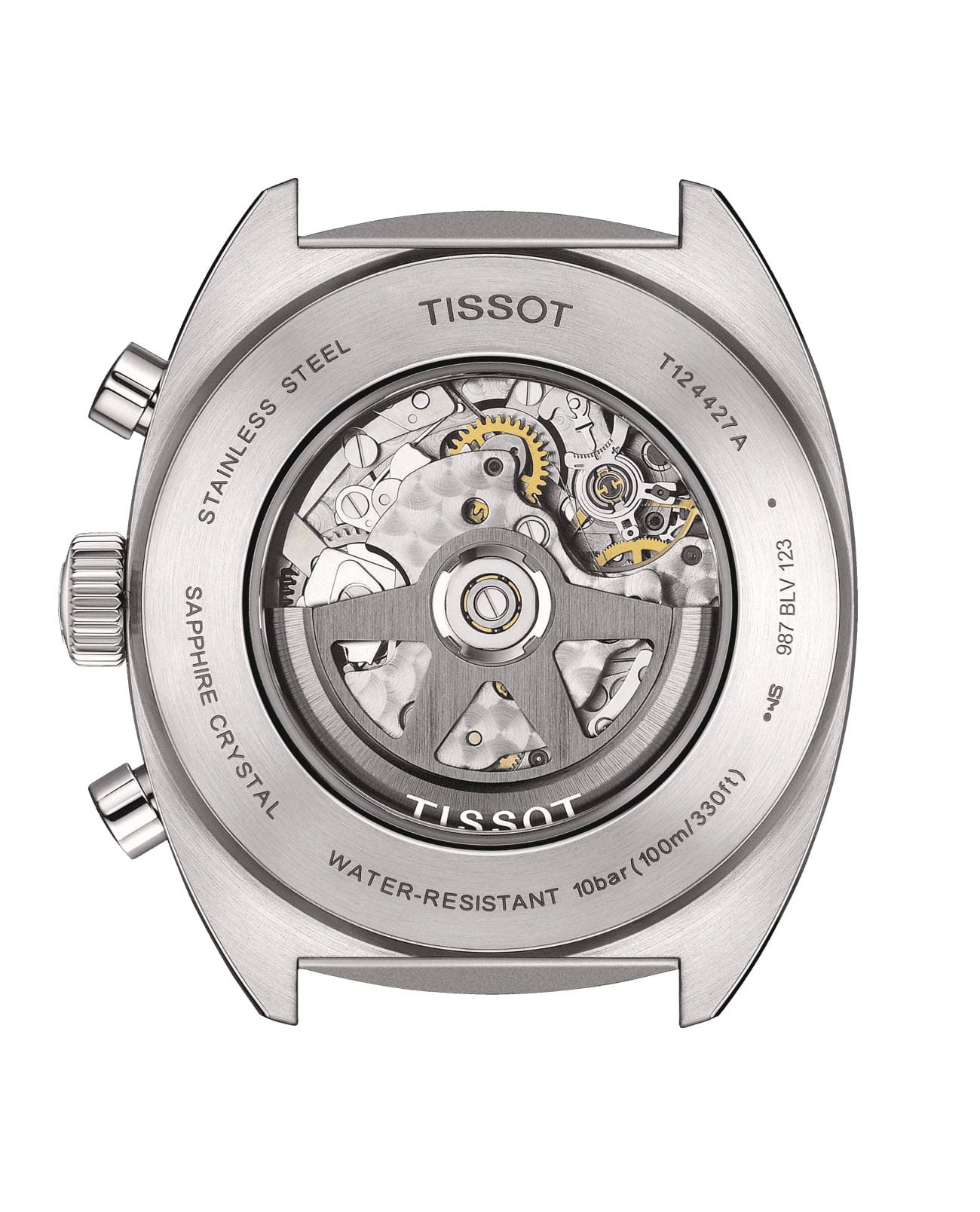 Оригинальные часы Tissot Tissot Heritage 1973 T124.427.16.041.00 механические калибр механизма valjoux a05.h31 общий вид