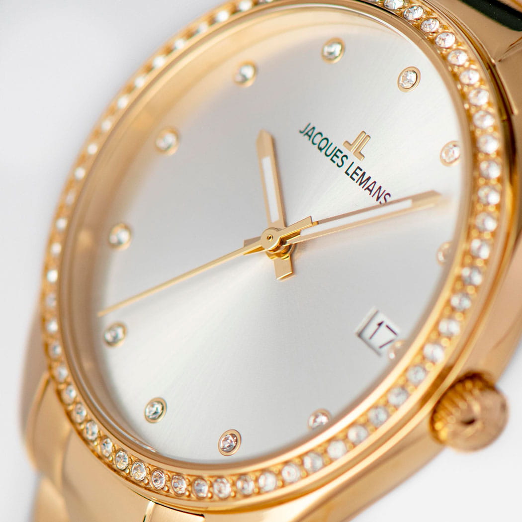 Jacques Lemans Jacques Lemans Derby 1-2133C,  derby австрия женские часы на браслете нержавеющая сталь с pvd-покрытием боковой вид