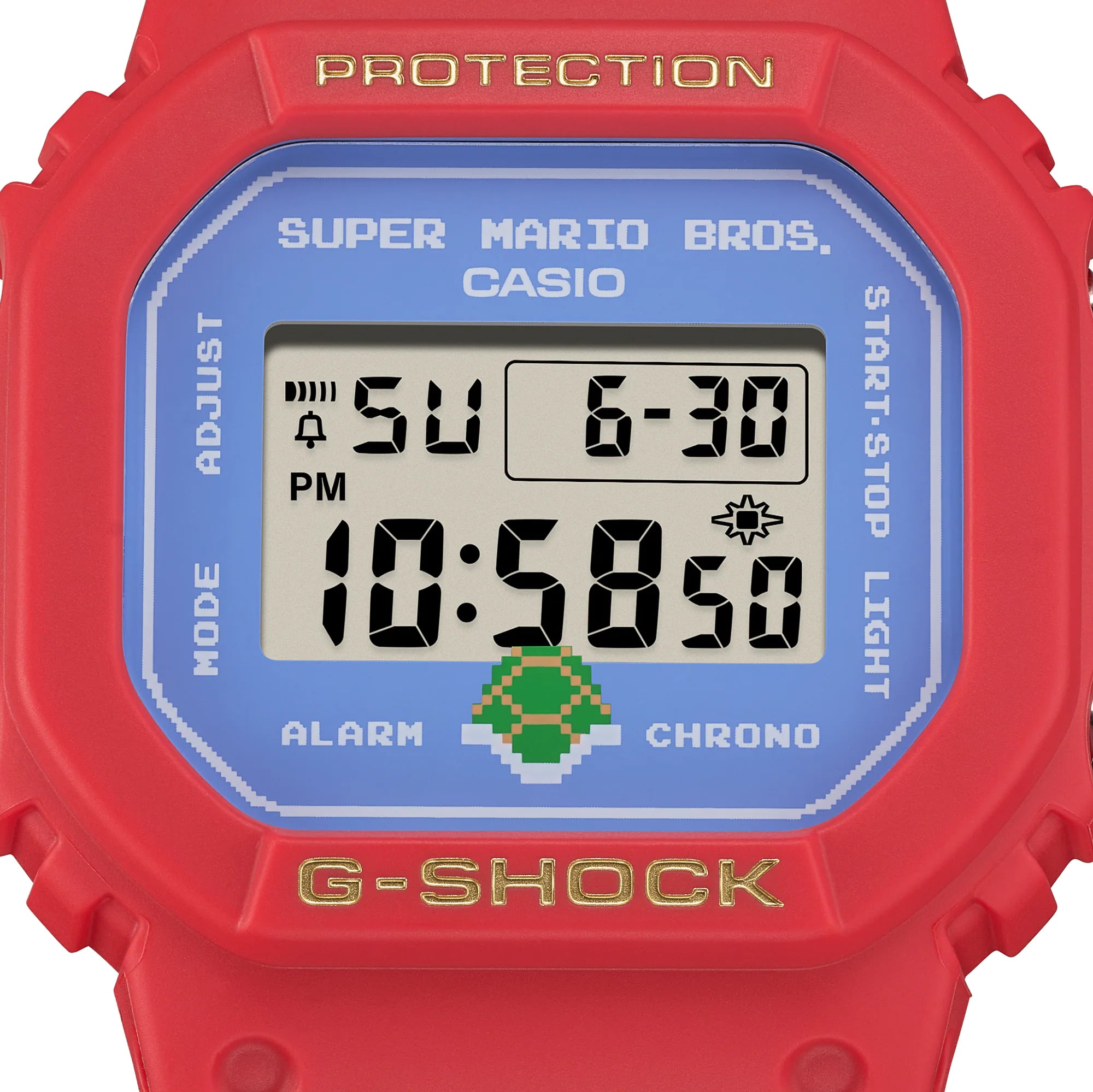 Casio Casio G-Shock DW-5600SMB-4DR, g-shock япония мужские часы на браслете пластик боковой вид