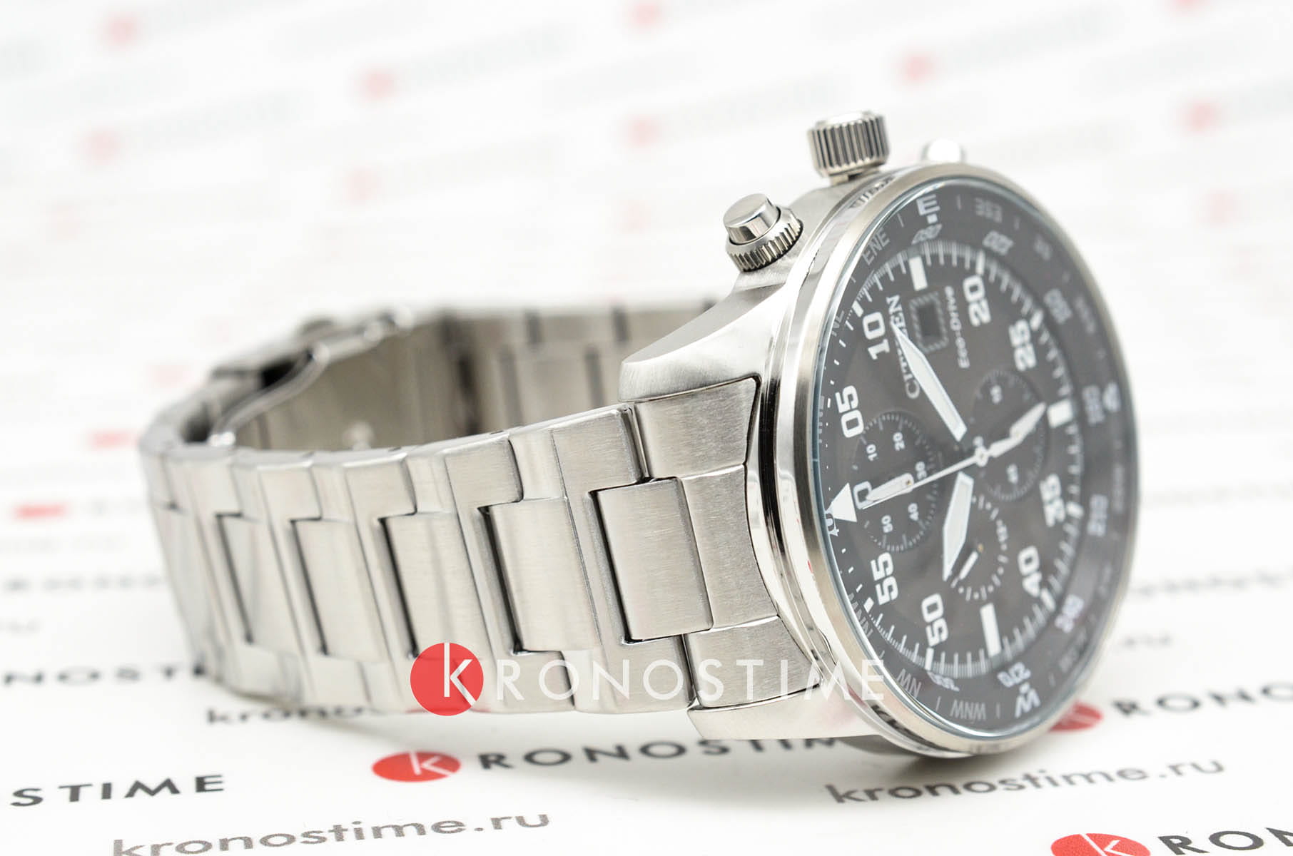 Citizen Citizen Eco-Drive CA0690-88E, eco-drive япония мужские часы на браслете нержавеющая сталь боковой вид