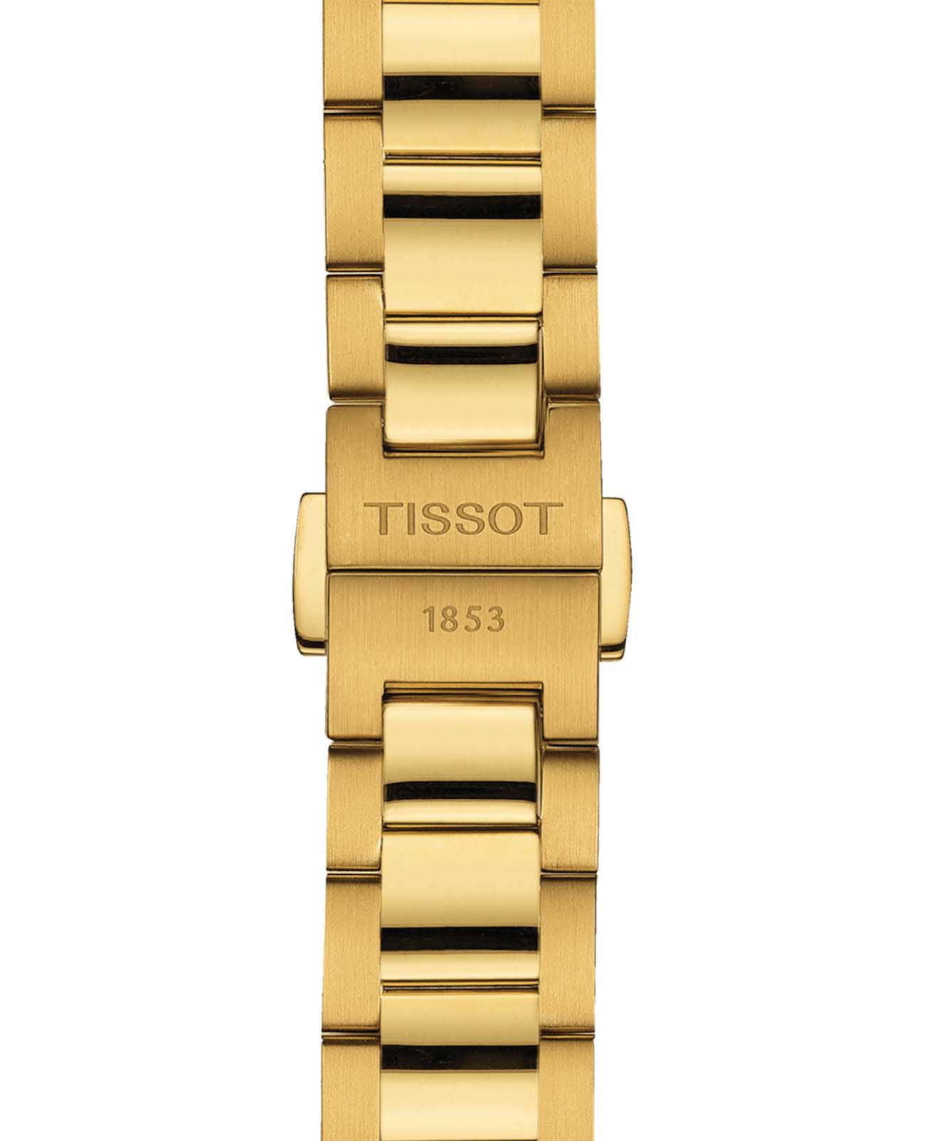 Tissot Tissot PR 100 T150.210.33.021.00 женские часы золотой циферблат на запястье